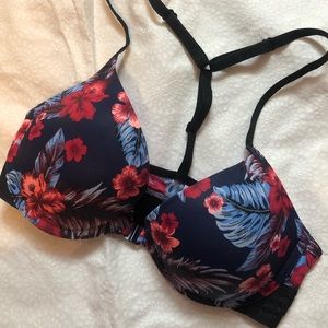 Victoria’s Secret pink push-up racerback 32c